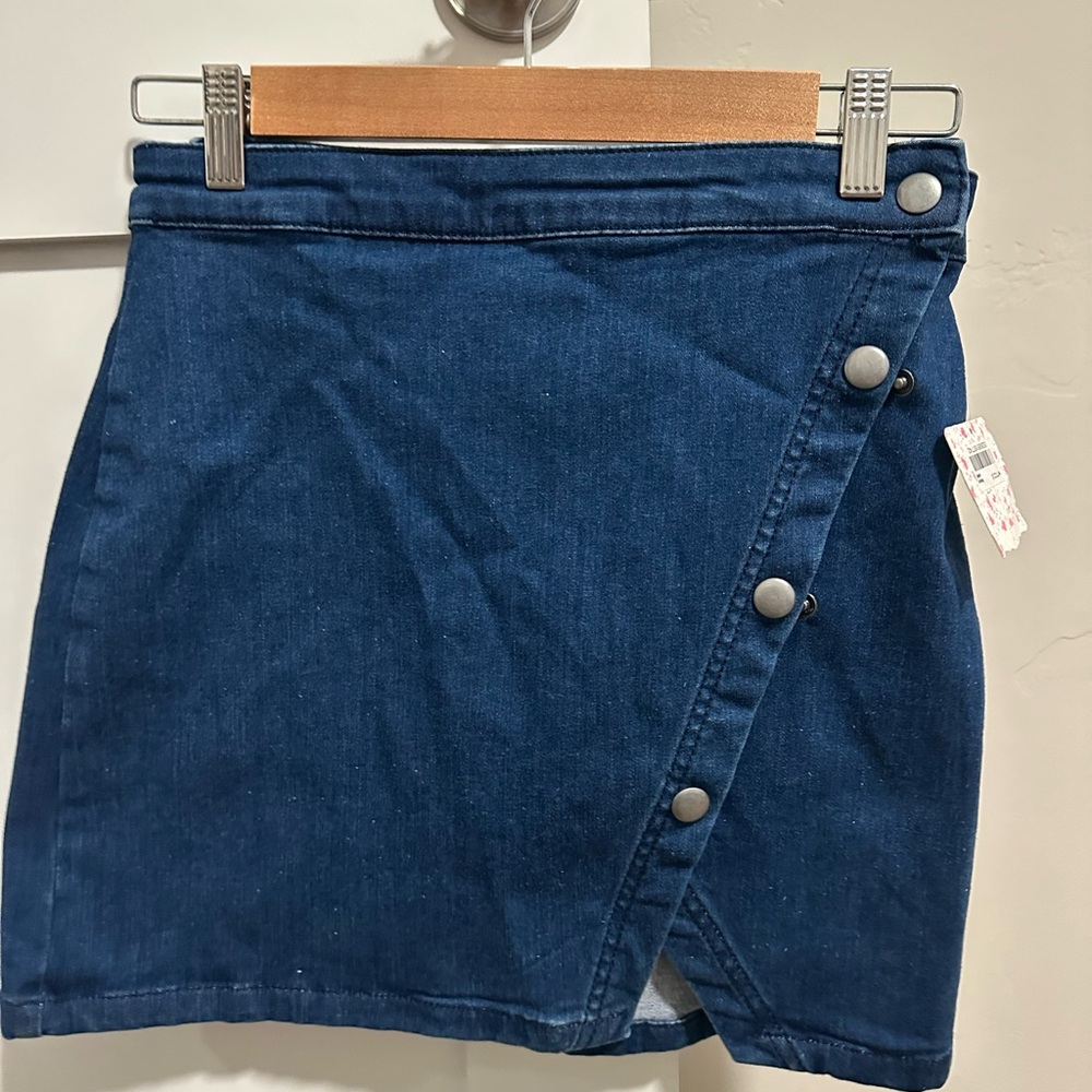 Free People Wrap Mini Skirt